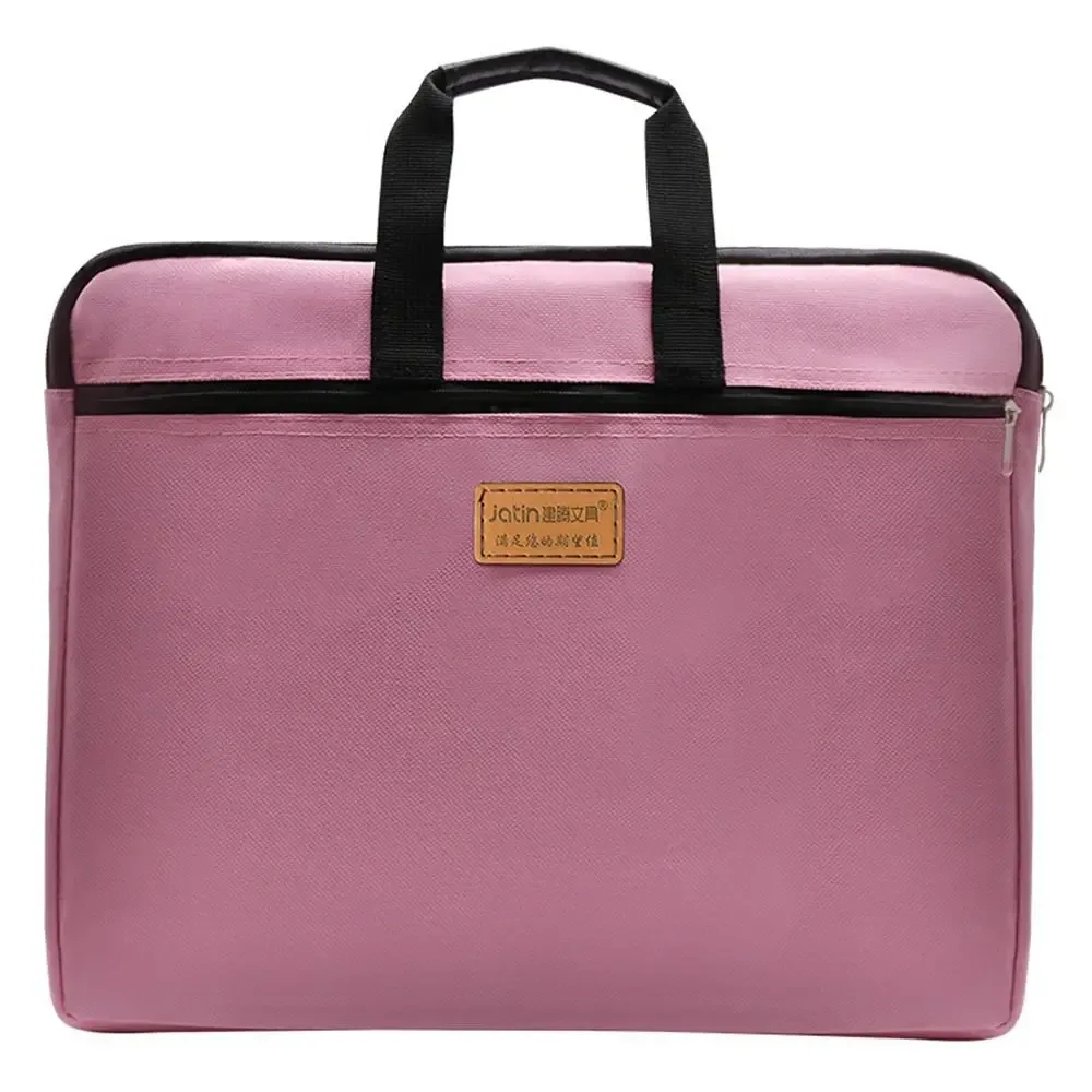 oxford tissu a4 portable fichier sac fermeture éclair fichier organisateur a4 fichier dossier mallette d'affaires multi-couche documents sac étudiant