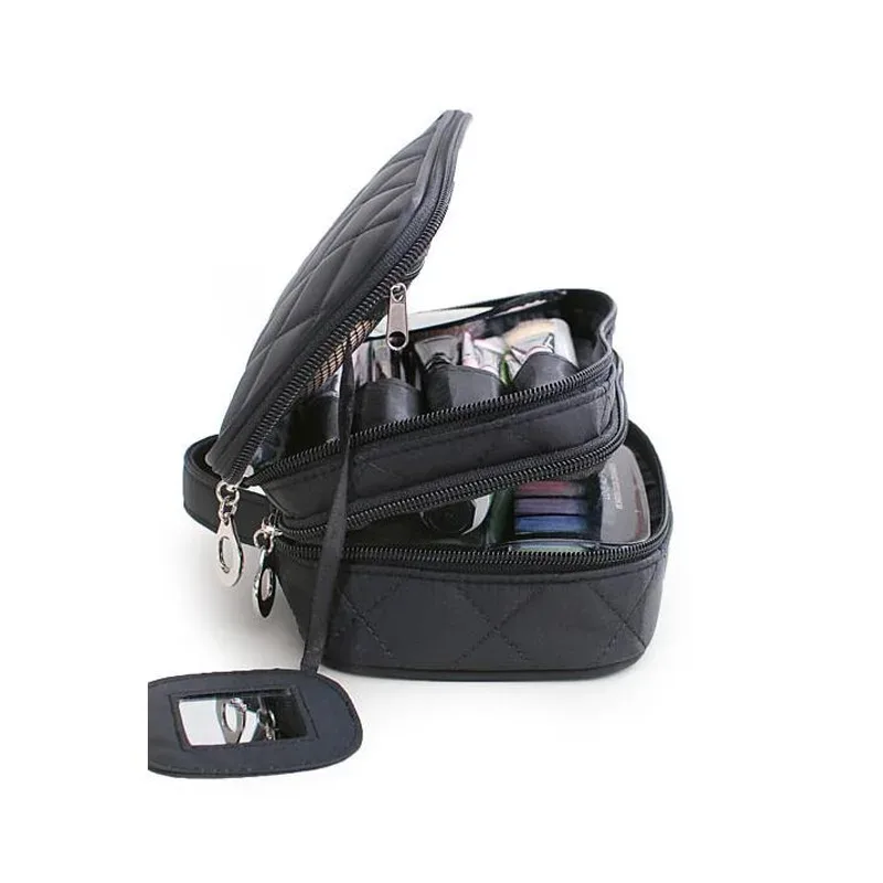 snugug sacs à cosmétiques trousse de maquillage femmes organisateur de voyage rangement professionnel brosse nécessaire trousse de maquillage trousse de toilette de beauté