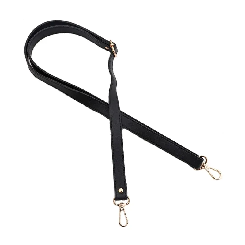 sangle de sac à bandoulière en faux cuir, 138cm de long, bricolage poignée de sac à main réglable, ceinture de remplacement avec fermoir