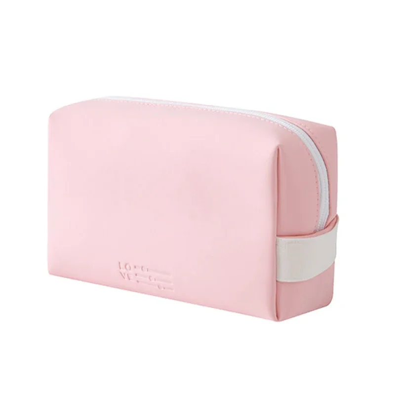 trousse de maquillage de voyage personnalisée, sac à cosmétiques portable brodé, pochette de rangement étanche, trousse de maquillage sur mesure pour femmes