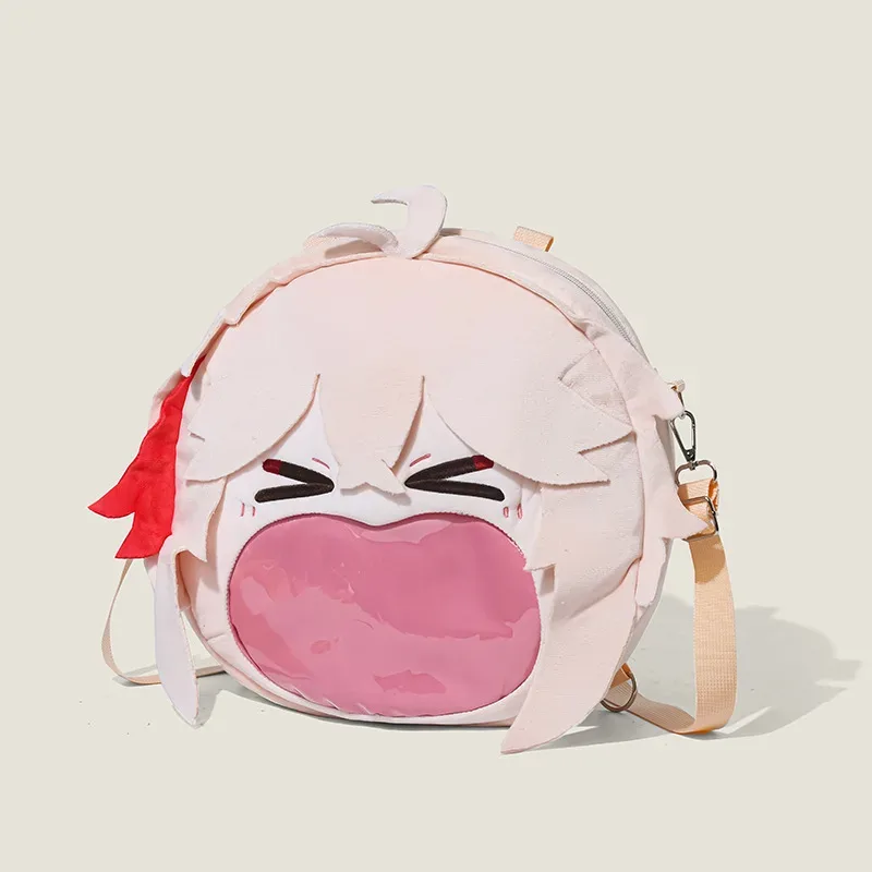 genshin impact wanderer raiden shogun kaedehara kazuha dessin animé itabag anime sac à dos cadeaux de vacances pour amis