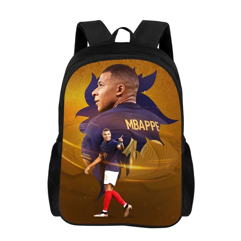 sac à dos m-mbappe pour l'école et les voyages, sac à dos pour enfant, sport de football, sac à dos pour enfants, sac à dos de star du football, cadeau