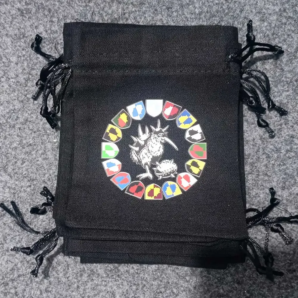 sacs de rangement en coton avec impression de logo personnalisé, proximité gt, pocommuniste à chaîne, sac à bijoux, produits promotionnels, 10 pièces par lot