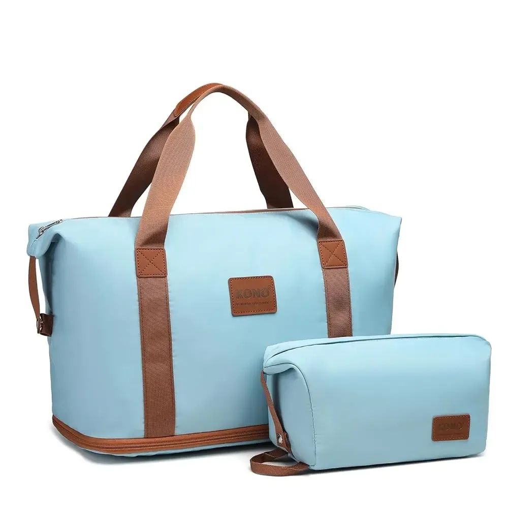 kono-sac cosmétique étanche pour femme et homme, sac de sport séparé, bagage à main et sac à provisions, 36l