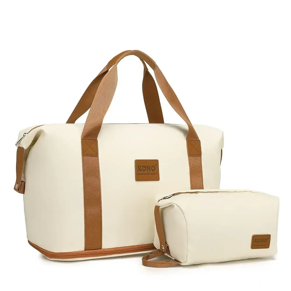 kono-sac cosmétique étanche pour femme et homme, sac de sport séparé, bagage à main et sac à provisions, 36l