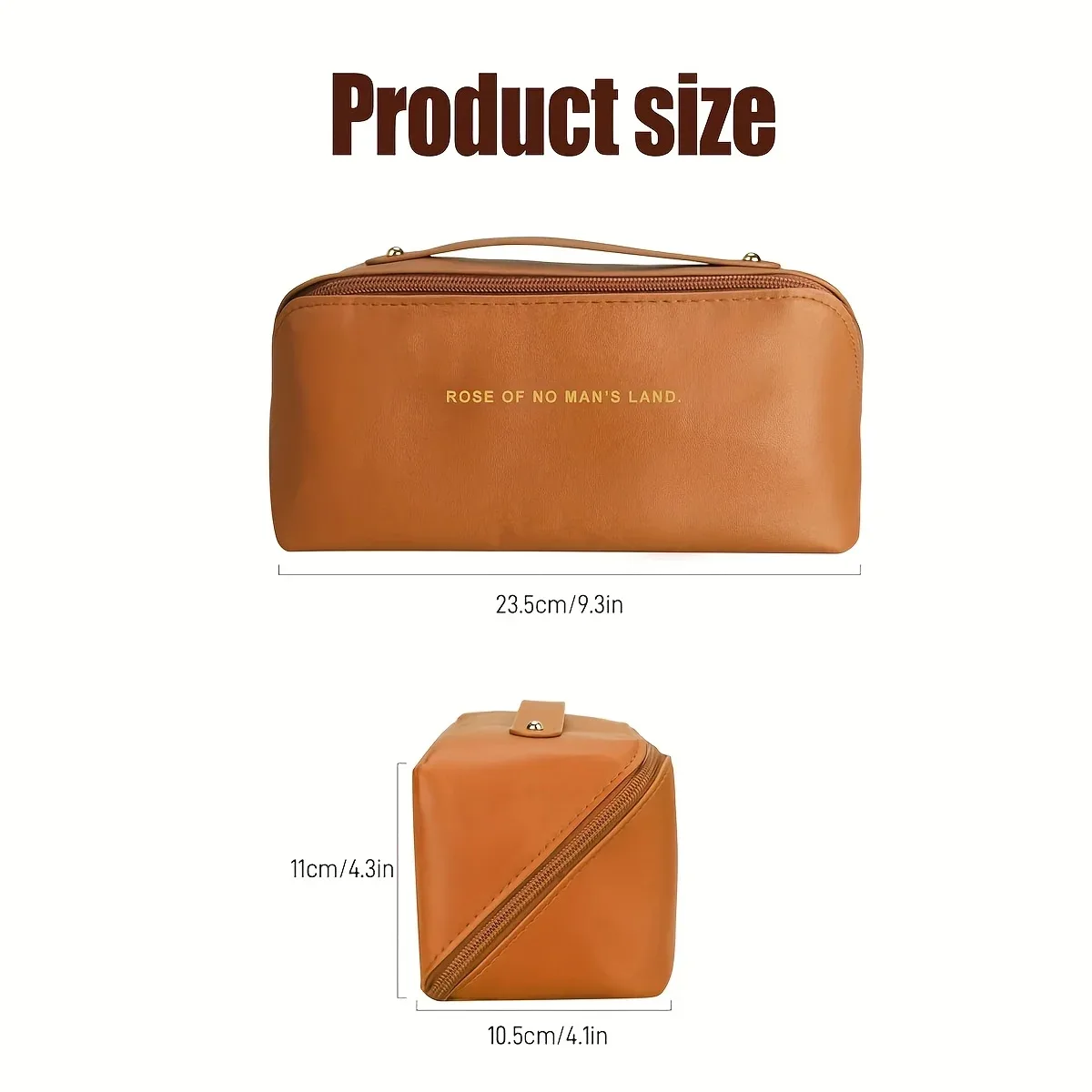 organisateur de maquillage trousse de toilette féminine sac trousse de maquillage pochette de rangement boîte de luxe pour dame, sac à cosmétiques, sac de rangement pour voyage zip