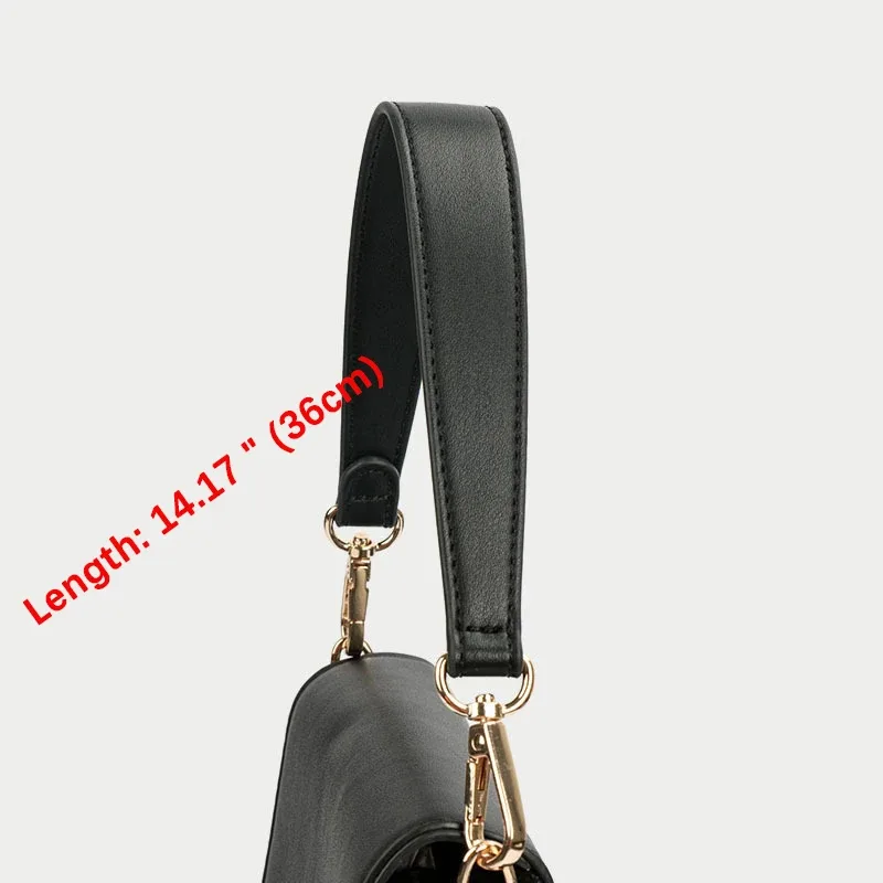 sac à bandoulière en cuir pu pour femmes, sangle à main, accessoire de perles à la mode, sangle courte sous les bras