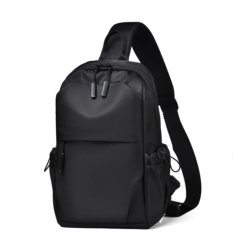 sac de poitrine multifonctionnel pour hommes avec bretelles réglables, sac à bandoulière professionnel adapté au sport, aux voyages d'affaires et aux trajets quotidiens