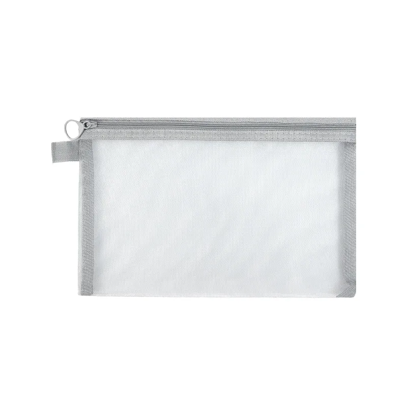 3 pièces sac cosmétique femmes maille sac de maquillage avec fermeture éclair organisateur rouge à lèvres brosse sacs transparents étudiant trousse de toilette sac