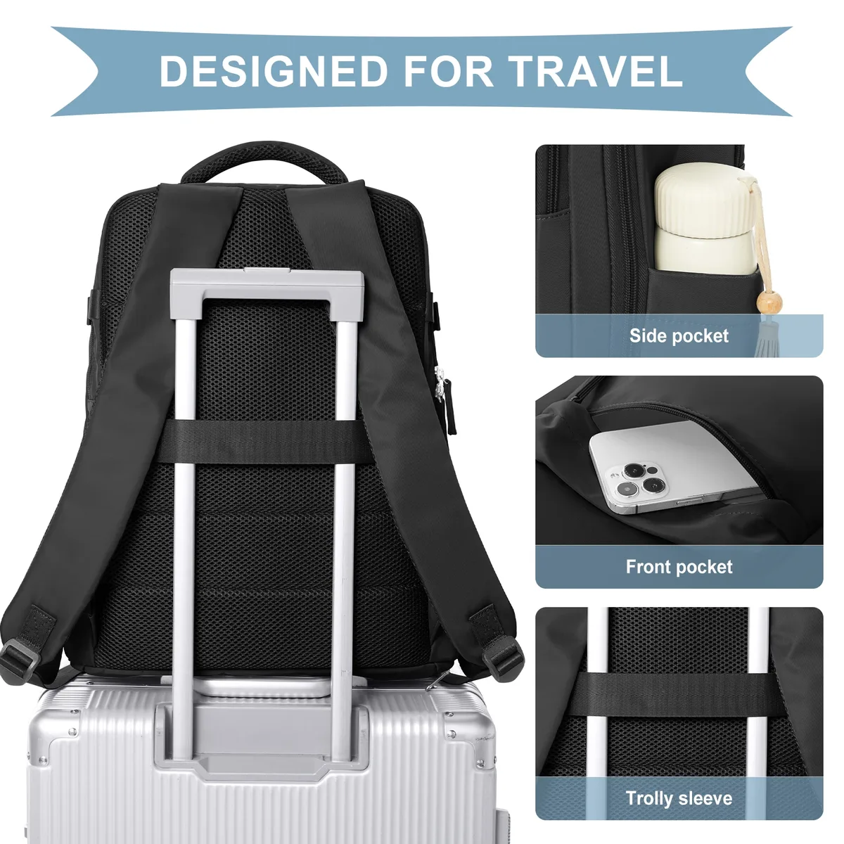 sac à dos de voyage pour femme et homme, cabine, avion, wizzair, bagage à main, sac à dos pour ordinateur portable, 40x30x20
