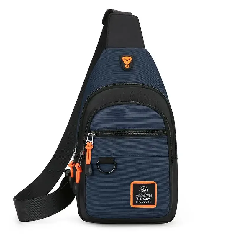 sac de poitrine pour hommes, sac à main léger en tissu oxford, sac à bandoulière élégant et décontracté, sacs de taille pour hommes