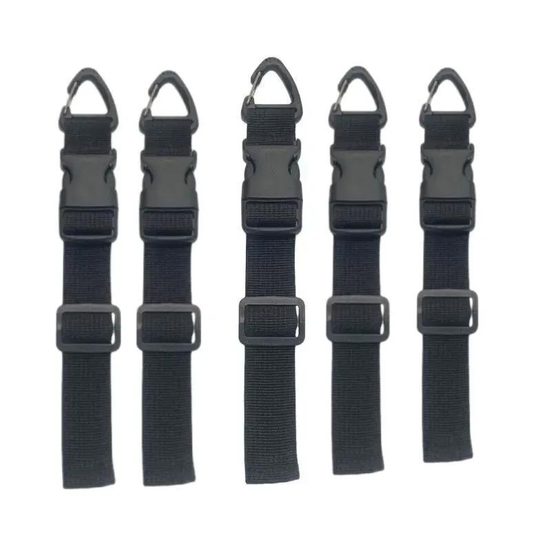 organisateur de rallonge réglable noir avec boucle à 3 axes - sangle de rangement robuste pour l'organisation d'atelier et de garage