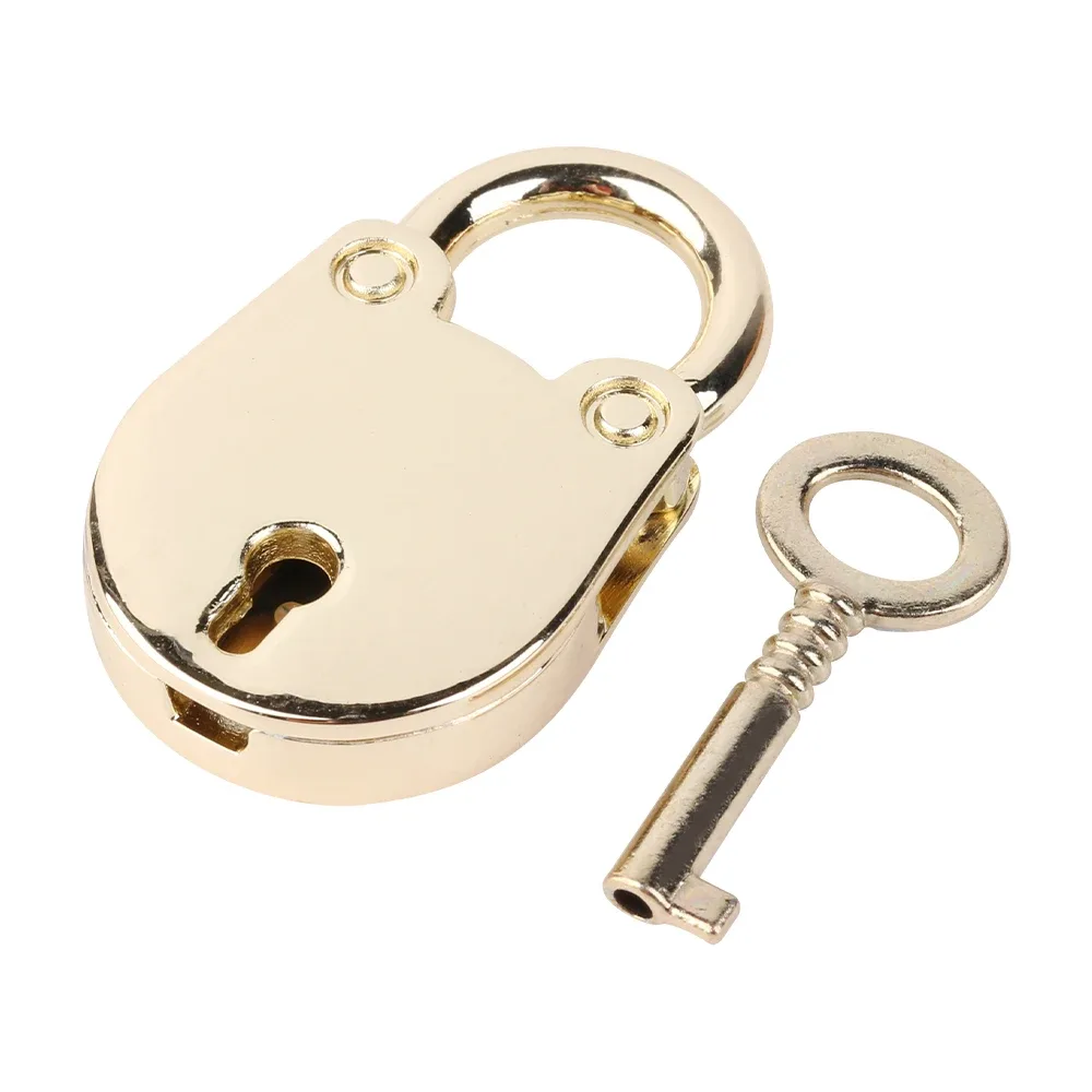 cadenas serrure tsa métal doré forme chat ovale clé suspension accessoires valise femme voyage