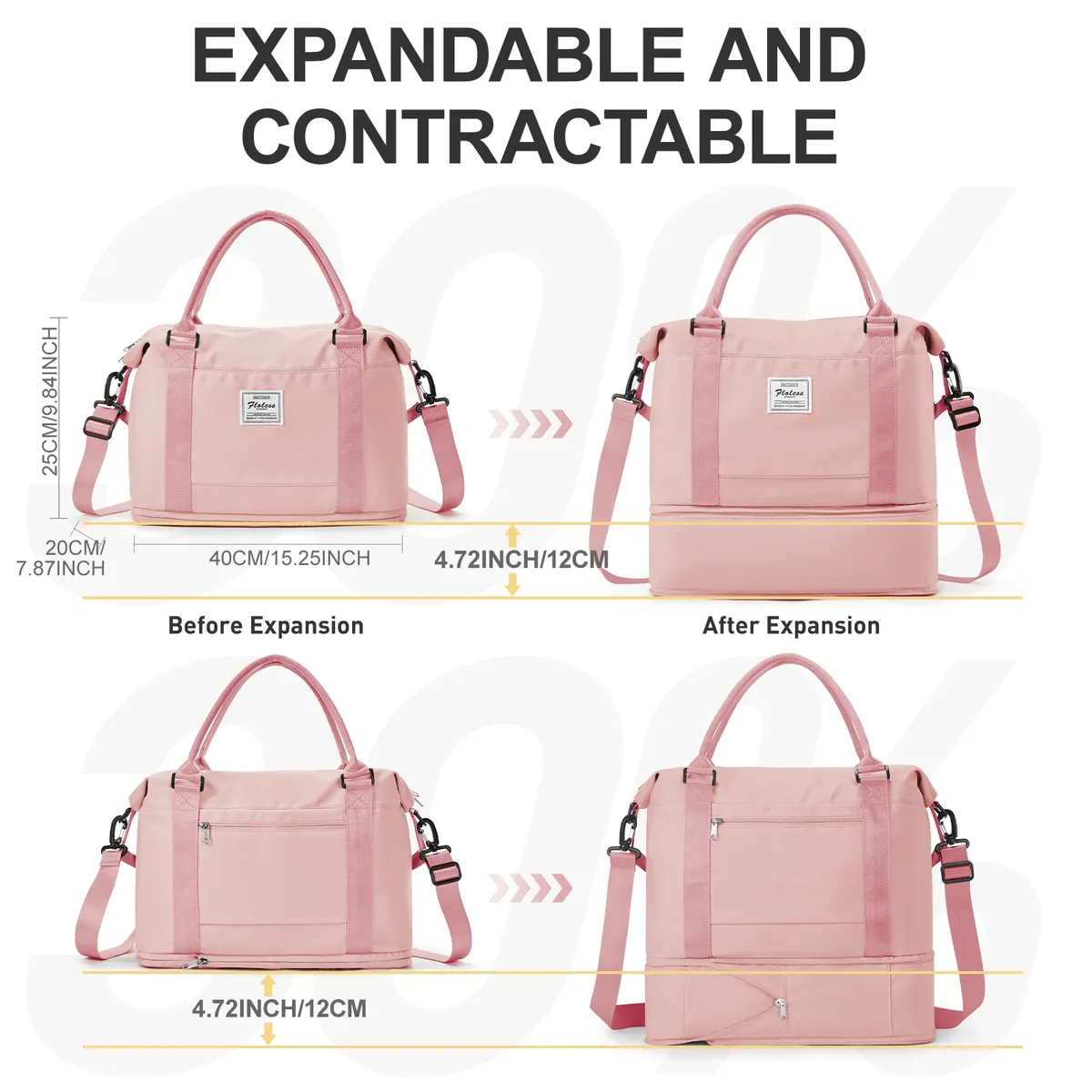 ryanair-sac de voyage pour homme et femme, sac de cabine, sac à main de sport, sac de week-end portable, sac de fitness extensible, sac d'hôpital, 40x20x25
