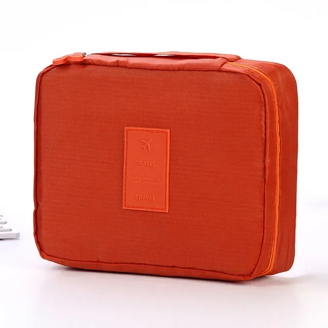 sac de maquillage de voyage multifonctionnel pour filles, organisateur de cosmétiques portable imperméable avec plusieurs compartiments pour femmes