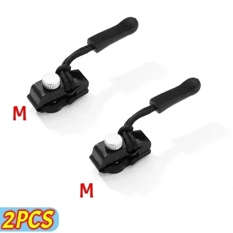 kit de réparation de fermeture éclair instantanée, 2 à 6 pièces, fixation de fermeture éclair de remplacement, dents coulissantes, tête de fermeture éclair de sauvetage, 3 tailles différentes