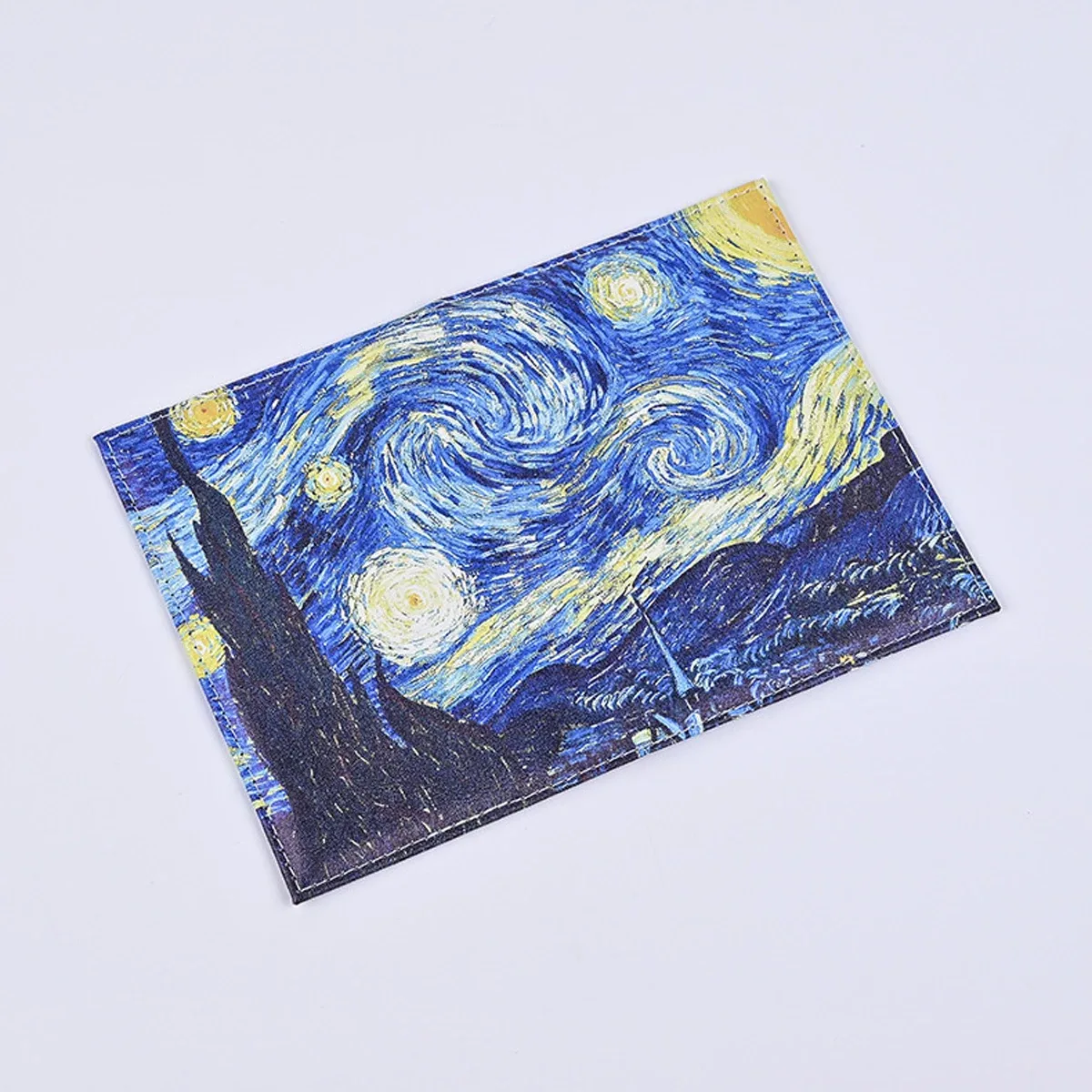 cadenas serrure tsa motif fleur couverture cuir voyage protection passeport accessoire balluchon cuir imprimé bleu floral transport document travail