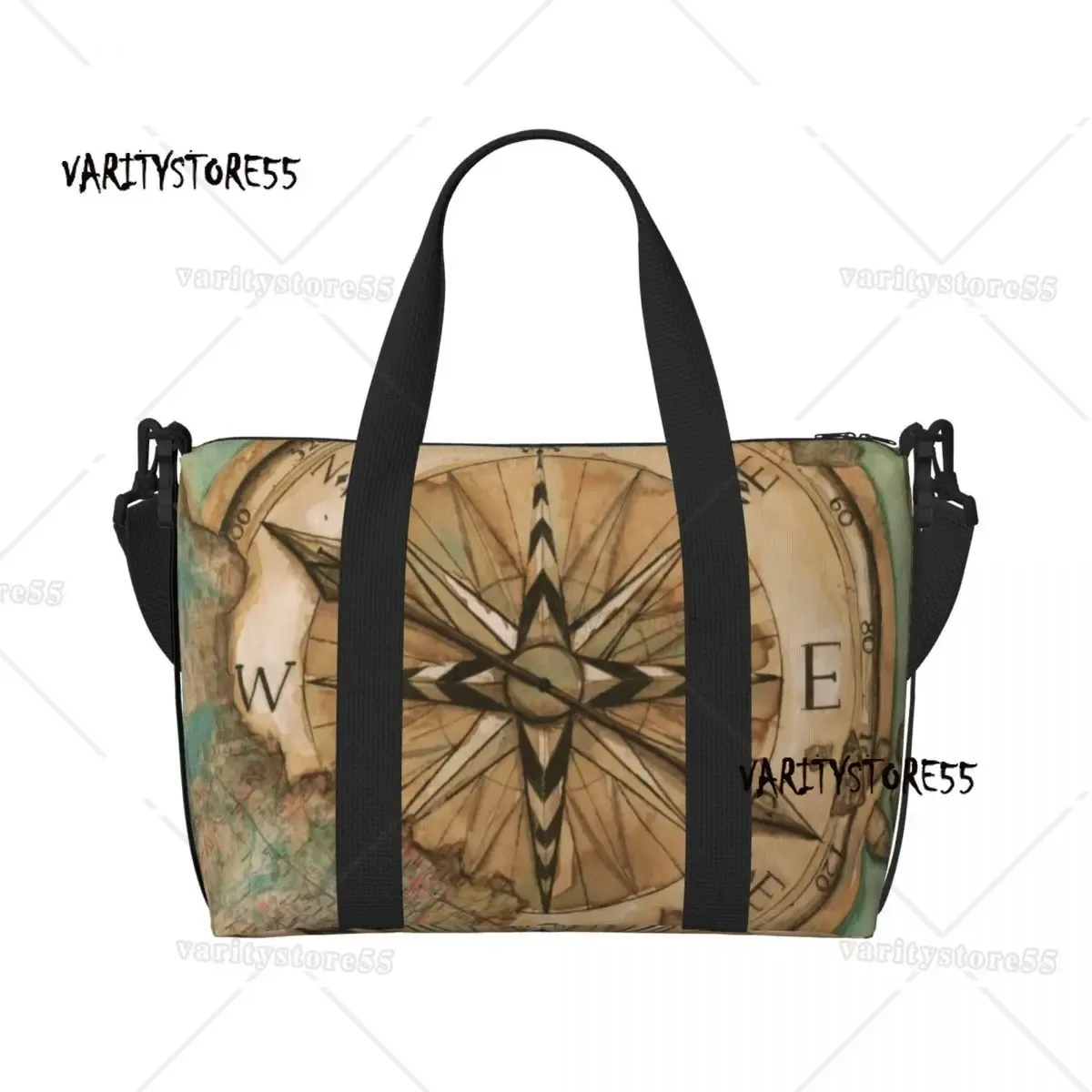 sac fourre-tout de plage personnalisé à rayures bleu marine et ancre blanche pour femmes, fourre-tout extra large pour salle de sport, sacs de shopping de voyage de navigation