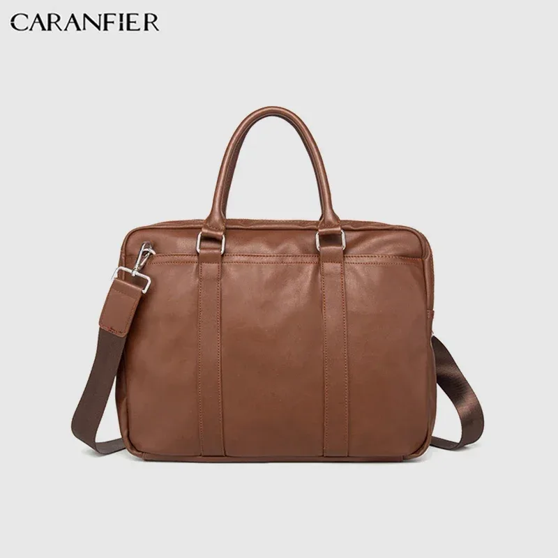porte documents cuir verni marron noir voyage bandoulière simple usure organisation homme compact casual vintage business