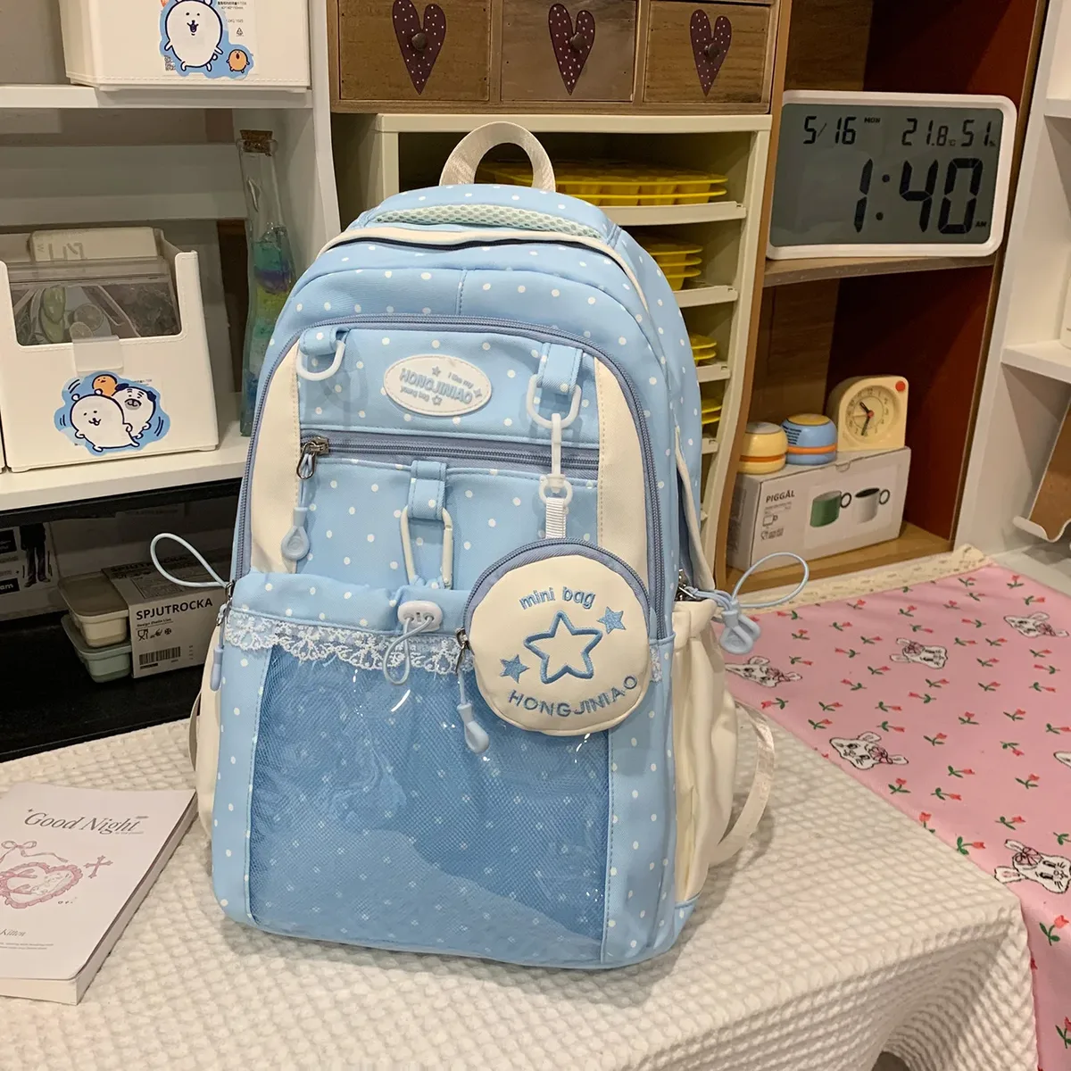 nouveau sac à dos ulzzang ita bag harajuku tendance kawaii pour campus et école, sac à dos simple pour femme
