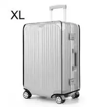 housse de protection transparente en pvc pour bagages à roulettes, housse extérieure résistante à l'usure, protection transparente