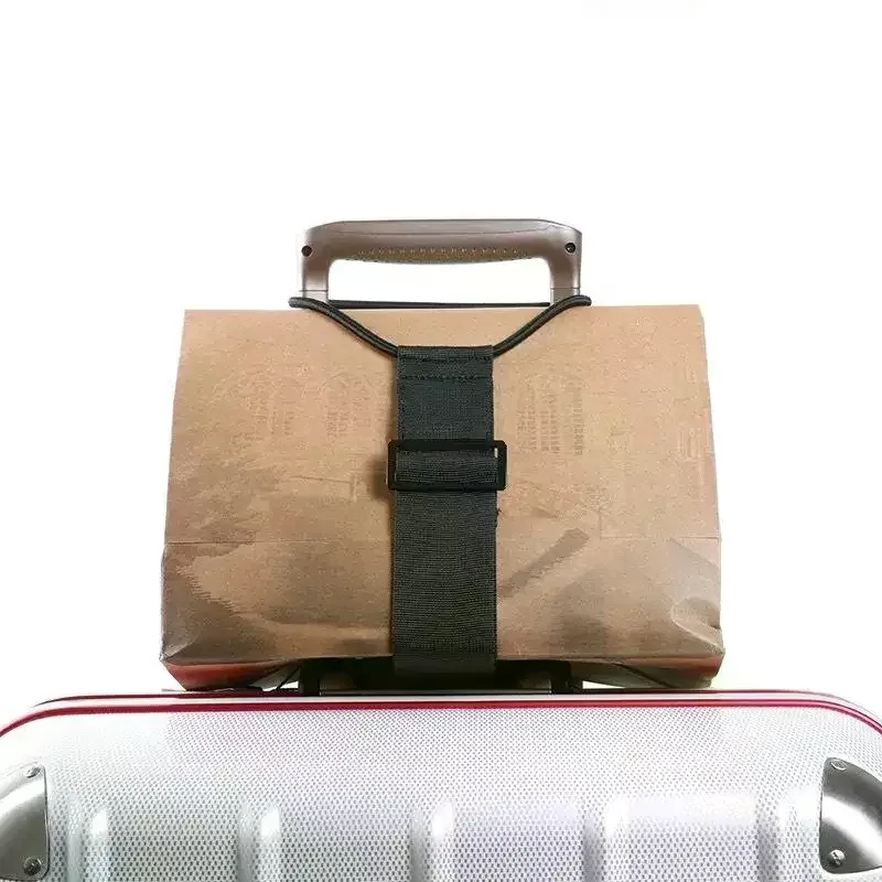 sangle de bagage élastique réglable, ceinture de sécurité de voyage, pour le transport de bagages, 2 pièces