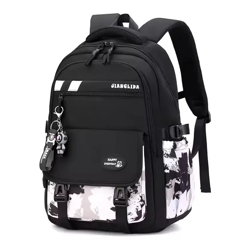nouveau sac à dos imperméable 2026 pour homme, compatible ordinateur portable 15,6 pouces, imprimé graffiti, sac de voyage oxford pour femme, sac scolaire vintage pour homme