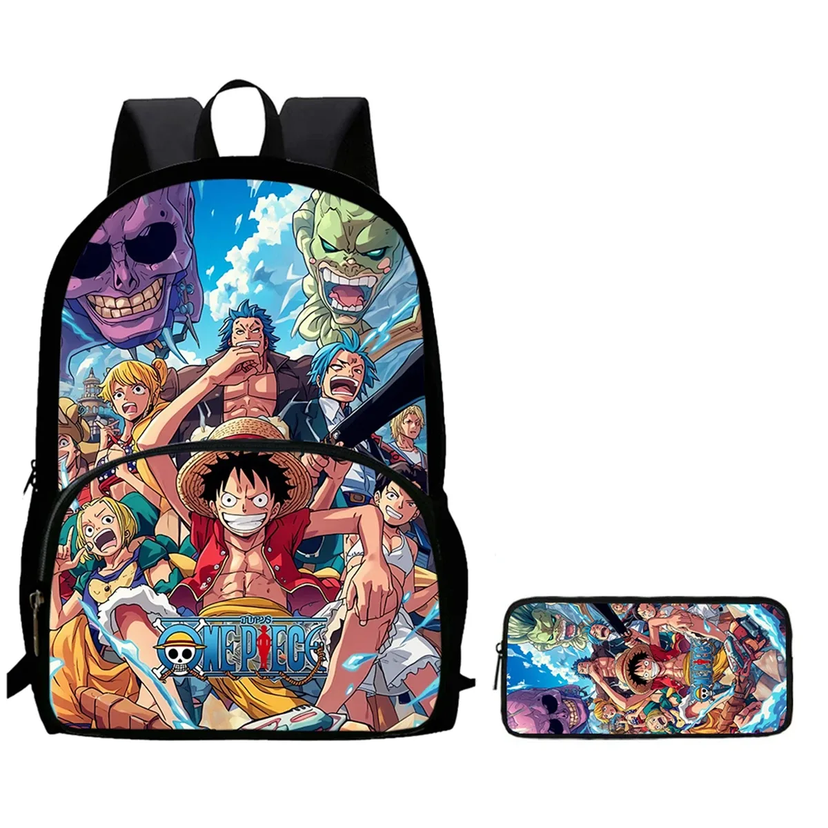 sac à dos scolaire léger 2-en-1 avec poche avant et trousse à crayons, sac à dos unisexe durable pour garçons et filles de 6 à 10 ans