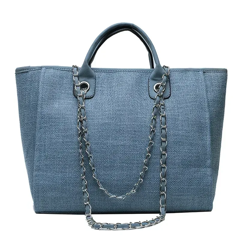 mode maquillage concepteur grandes femmes 2025 nouvelle mode coréenne décontracté grande capacité épaule bandoulière chaîne sac fourre-tout