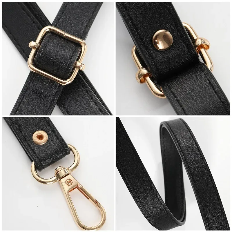 sangle de sac pour mini sac à bandoulière, 130cm, accessoires de ceinture, poignées de couleur unie en pu pour sacs pour femmes, vente en gros
