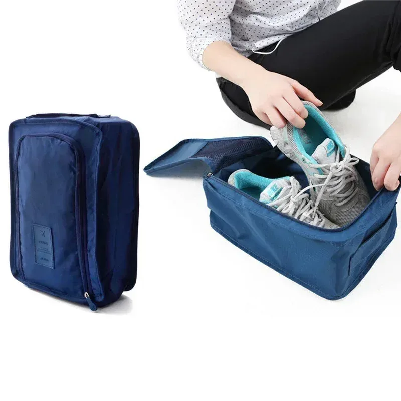 sac de rangement pour chaussures de voyage, multifonctionnel, portable, pliable, étanche, pochette, organisateur pour un facile à transporter et au rangement