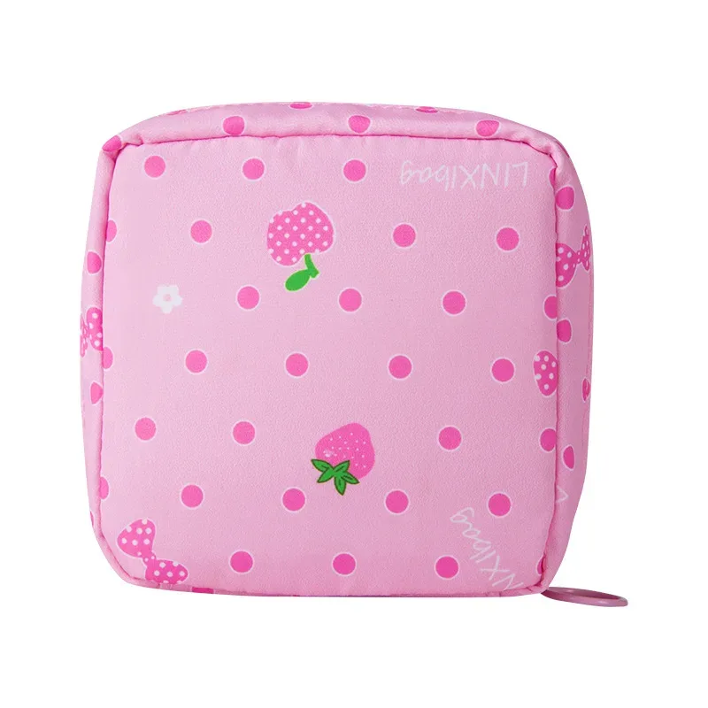 trousse polyester fleurs roses voyage cosmétiques maquillage femmes format carré motif cactus gris ours marbré