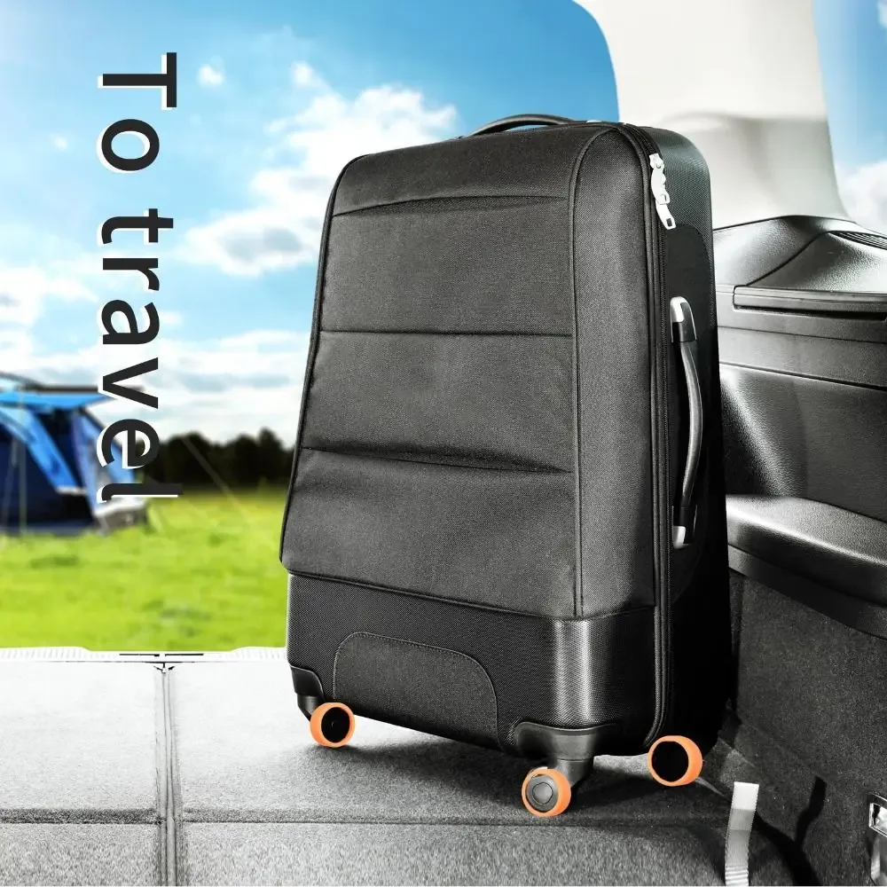 roue silicone protection bagages noir bleu orange gris rose vert bleu blanc rouge argent orange set pièces accessoire voyage