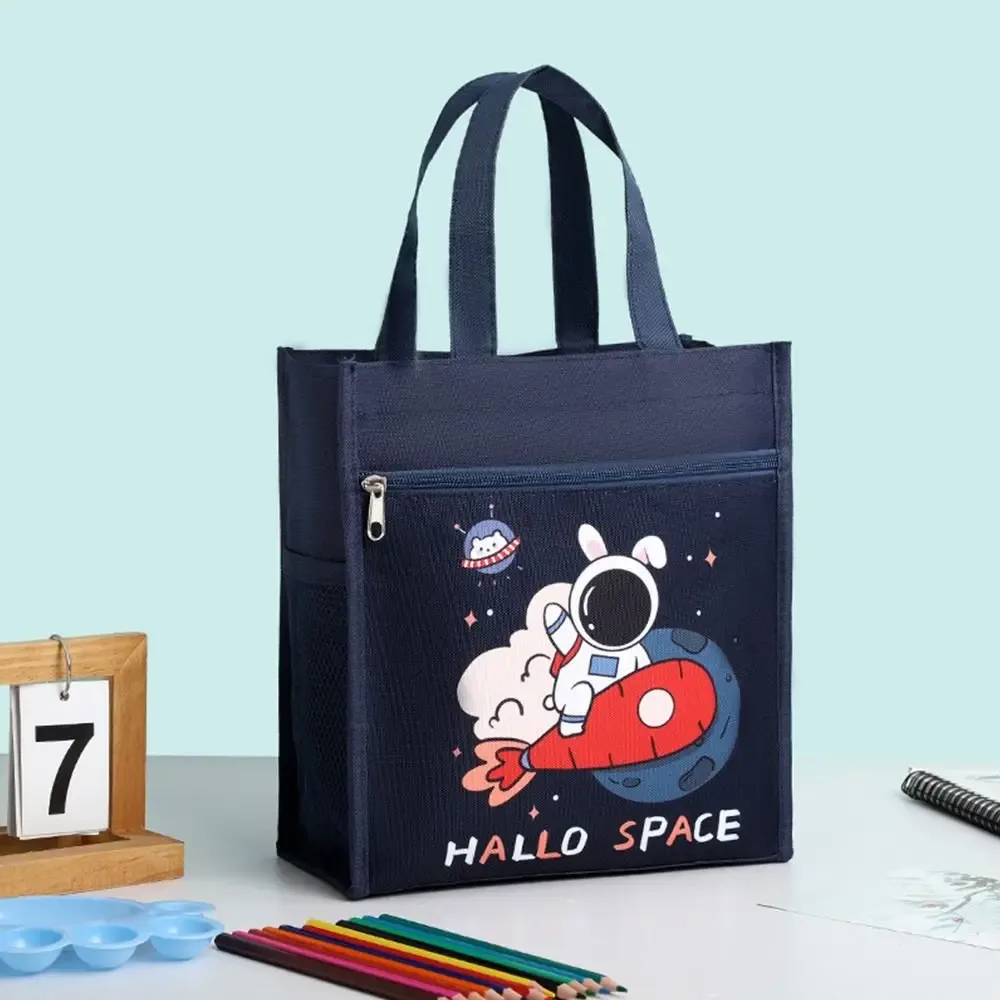 1 pièces organisateur de petit déjeuner sac thermique isolé sac de rangement sac à déjeuner mignon pique-nique voyage dessin animé refroidisseur boîte chaude enfant étudiant