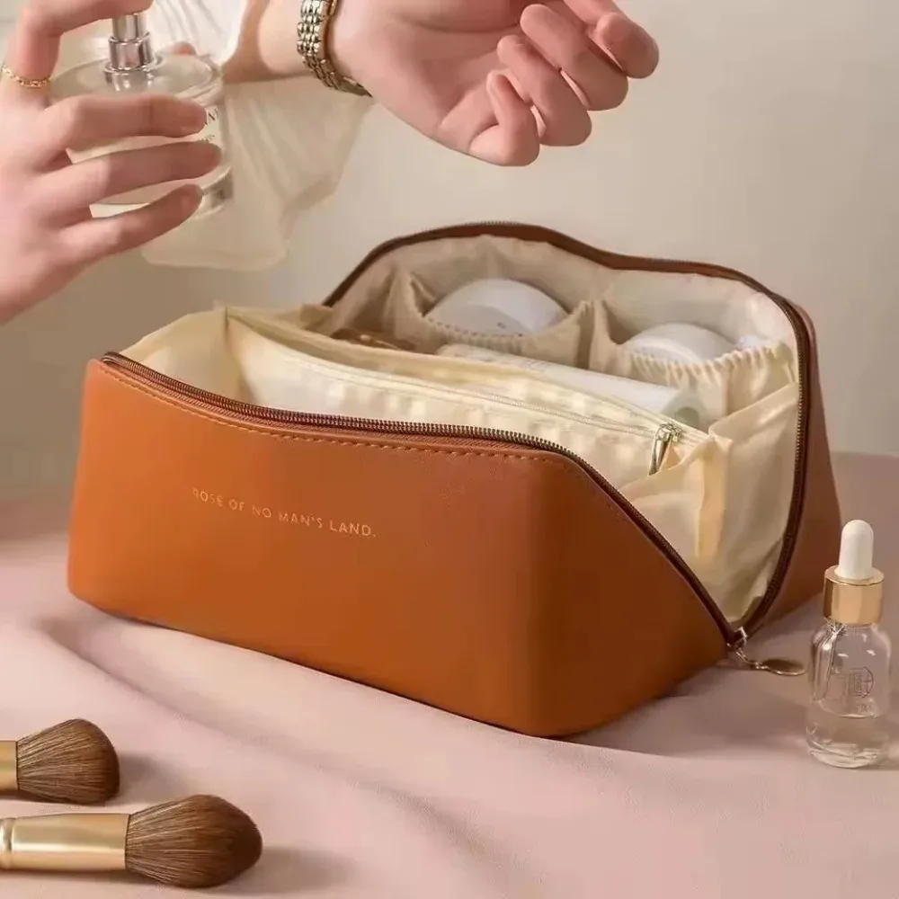 sacs de maquillage en forme d'oreiller, trousse de toilette pour femmes, étui de maquillage, pochette de rangement, boîte de luxe pour femme, sac de voyage, trousse de maquillage, organisateur de maquillage