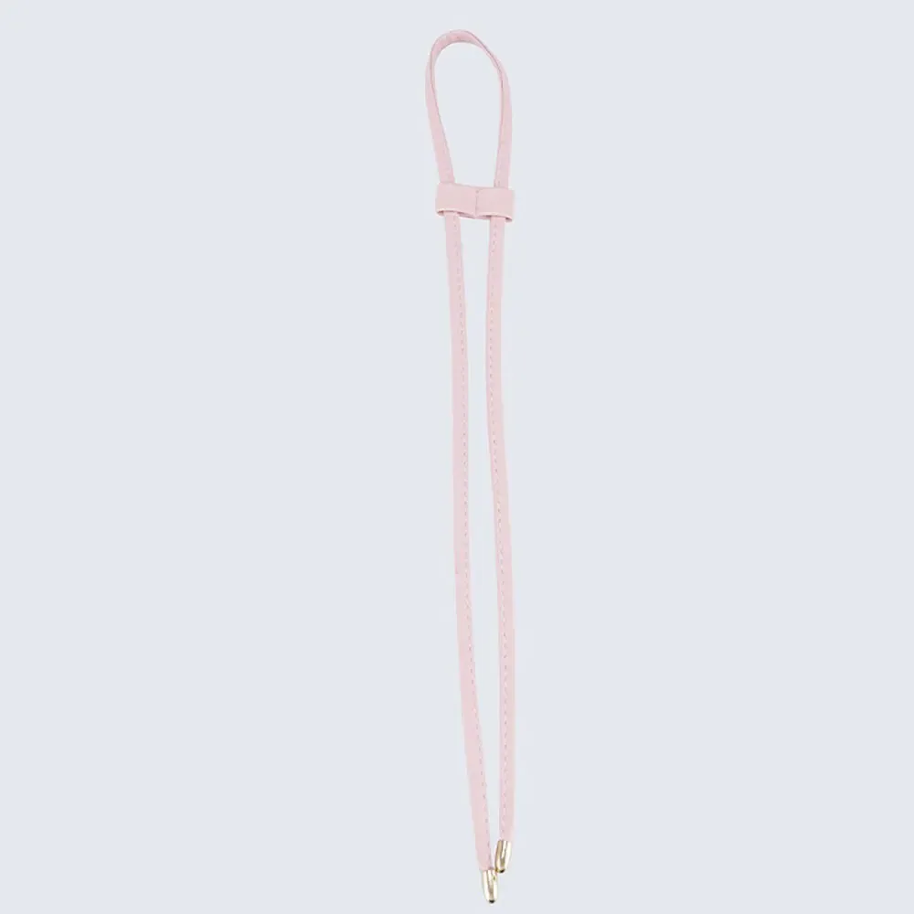 1 pièces en cuir pu cordon de serrage tirer chaîne détachable seau sac sangle toboggan chaîne gardien cordon sac à dos accessoires