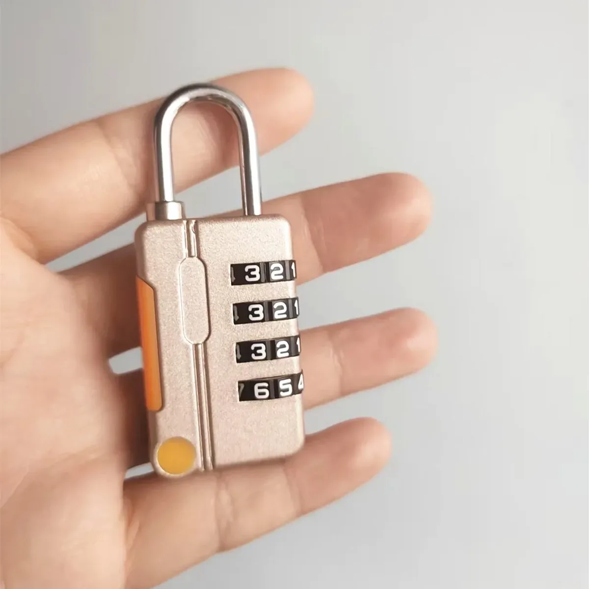 cadenas combiné numérique métallique noir orange voyage sacoche sport école armure compact elégant tsa