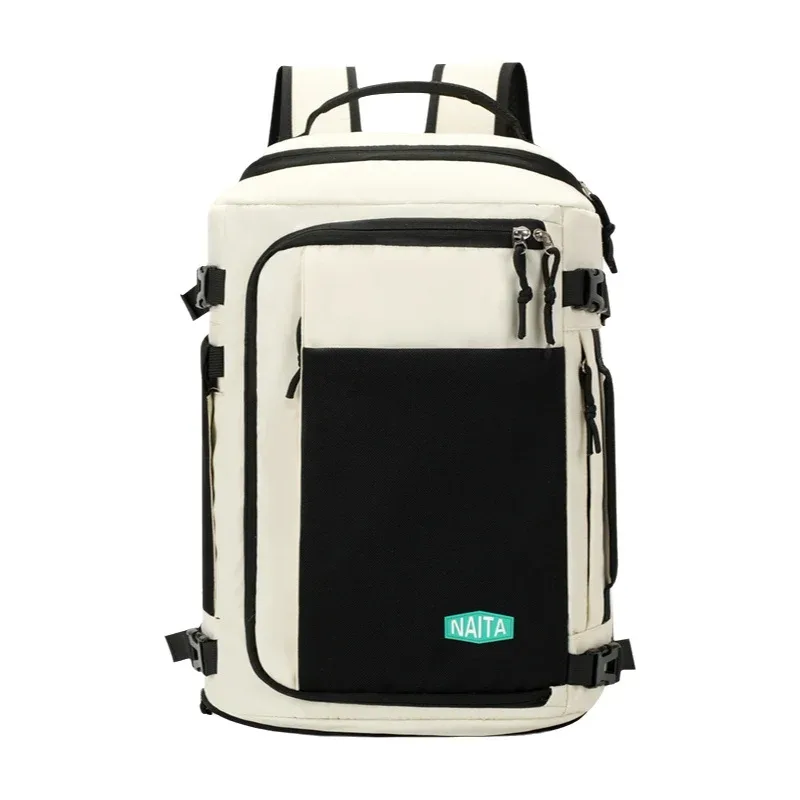 sac de sport et de voyage unisexe grande capacité extensible avec compartiment à chaussures et pochette indépendante pour ordinateur portable en nylon décontracté