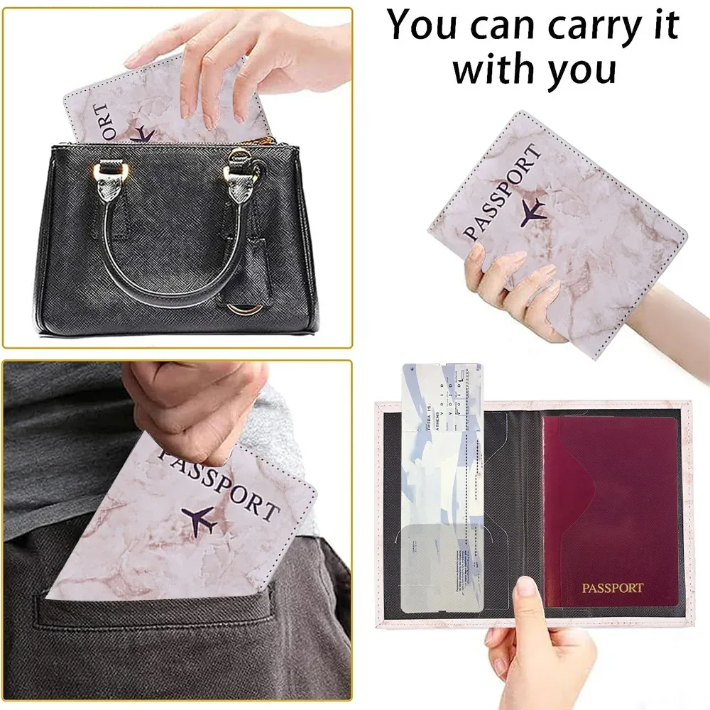 porte-passeport étui à passeport voyage étanche passeport housse de protection motif de broderie support plan aérien accessoires de voyage