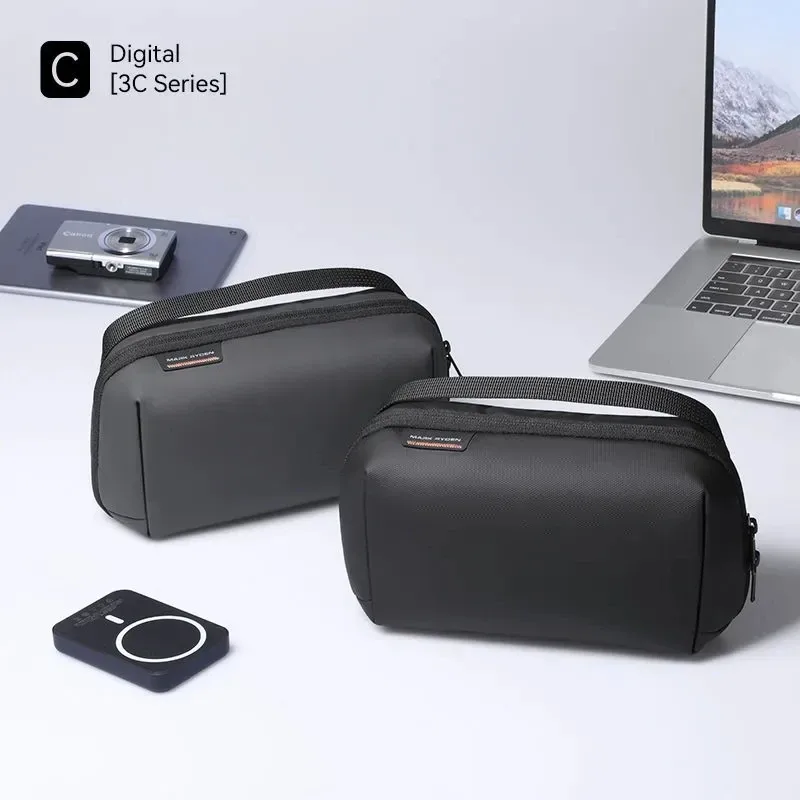 mark ryden – sacs de rangement numériques avec câble portable, organisateurs de voyage, prise de chargeur, sac de rangement de cosmétiques étanche