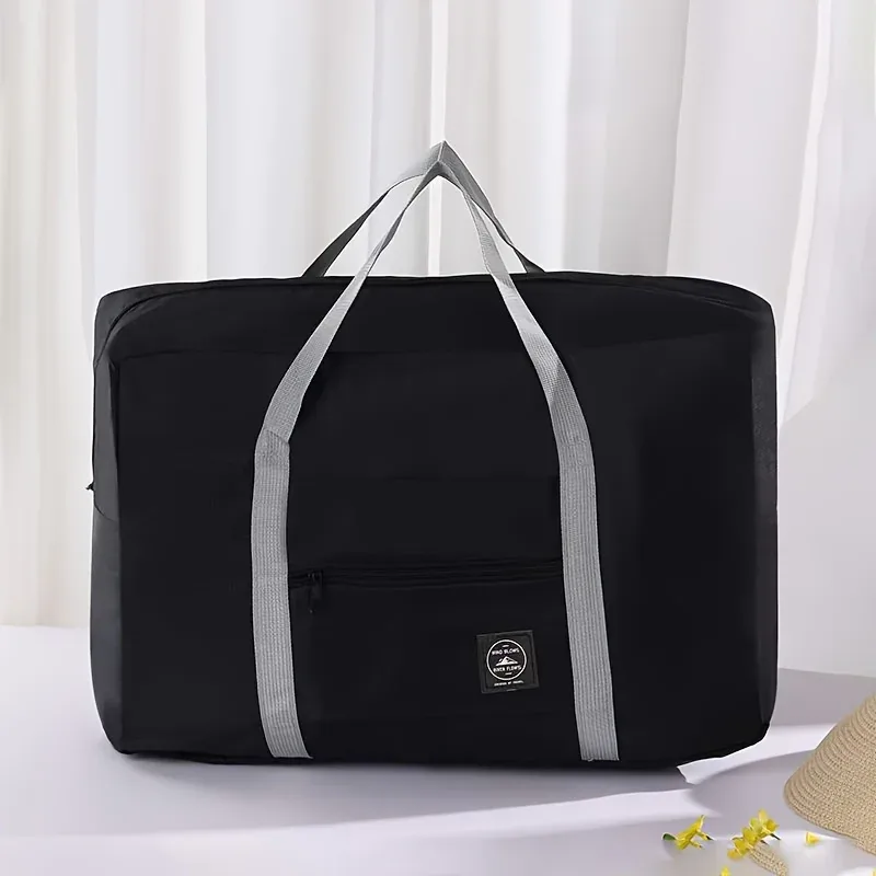 sac de rangement pliable 1 pièce, sac de voyage multifonctionnel de grande capacité, sac d'avion, sac à bagages pour déménagement, sac de voyage pliable