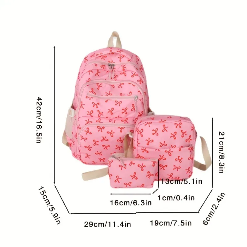 sac à dos fire garena pour l'école, pour adolescents, filles, unisexe, sac à dos de mode galaxy, grande capacité, en nylon, imprimé nœud, sac de voyage
