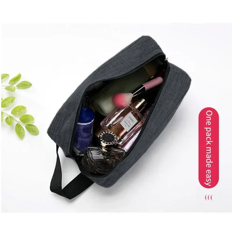 trousse de toilette de voyage pour hommes et femmes, trousse de maquillage étanche pour dames, pochette de lavage de beauté