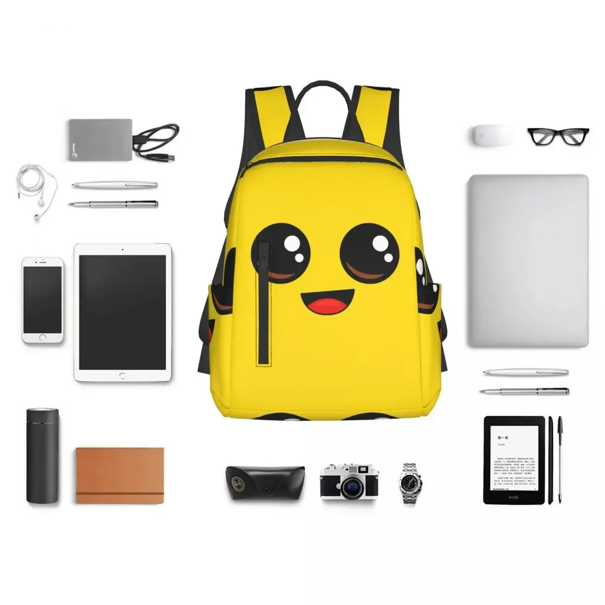 sac à dos pour personnage banana peely battle royale, sac à livres pour étudiants, sac d'école pour enfants, sacs à bandoulière pour ordinateur portable, pour hommes et femmes