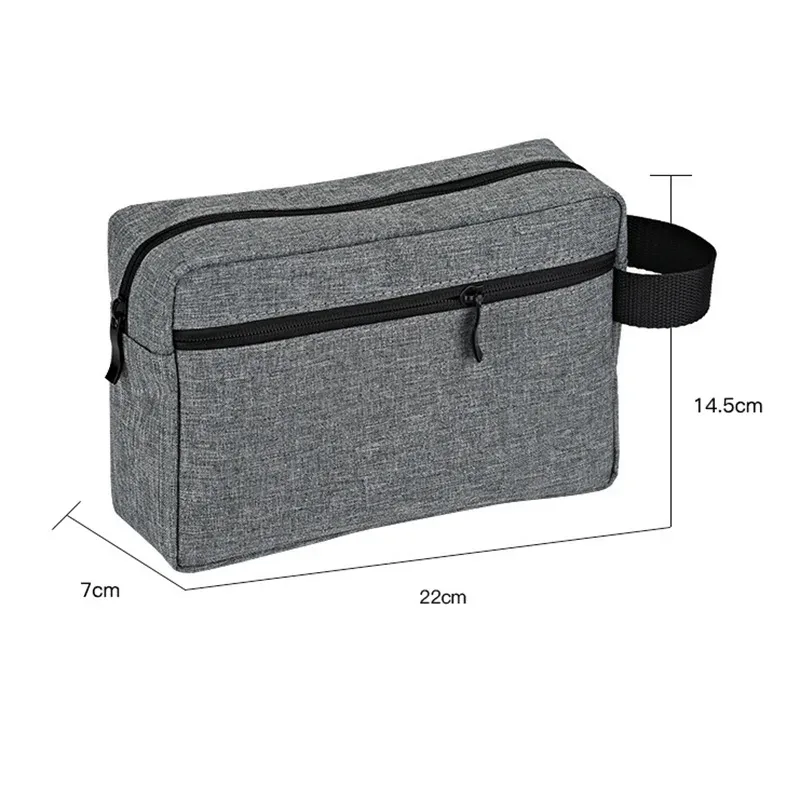 trousse de toilette de voyage imperméable grande capacité, pochette de rangement portable pour cosmétiques