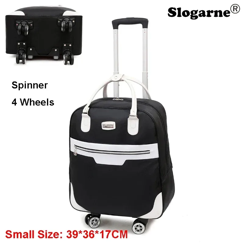 mode bagages roulants femmes 4 roues spinner voyage sacs hommes voyage d'affaires sacs oxford valise étanche chariot bagages