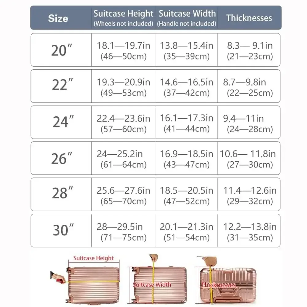 nouvelle housse de valise transparente en pvc, imperméable, sans démontage requis, housse de voyage, housse de protection de bagages transparente et élastique