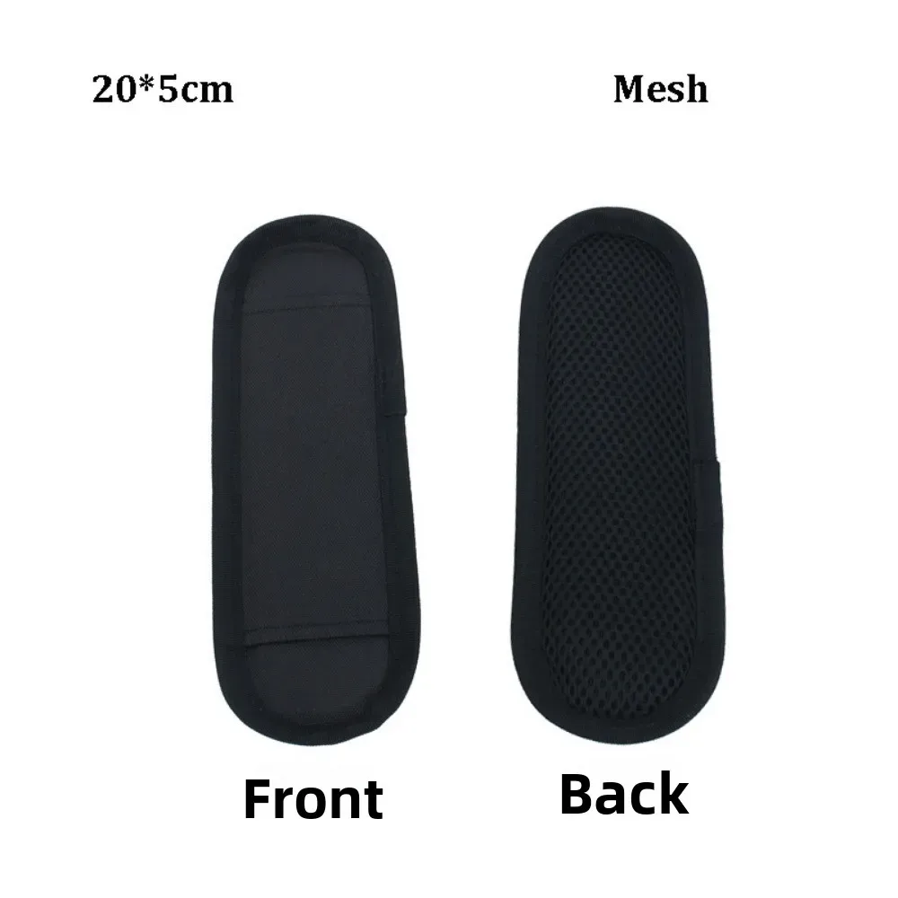 nouvelle bandoulière amovible respirante avec coussin de décompression noir pour sac à dos, antidérapante pour extérieur
