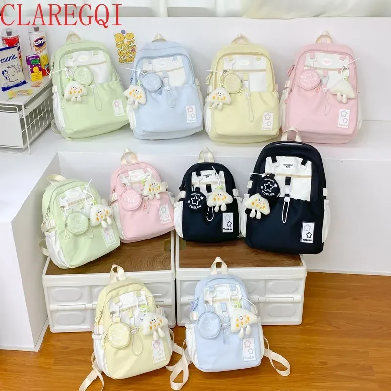 sac à dos mignon de grande capacité pour adolescentes, sac à dos pour ordinateur portable réutilisable pour filles, sacs à dos pour filles de 10 à 12 ans, léger et résistant à la saleté, cadeau.