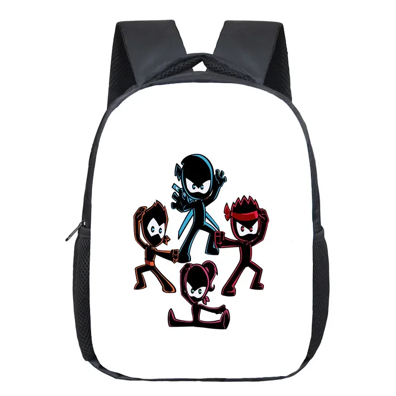 sac à dos ninja kidz pour enfants de 12 pouces, sac à livres pour la maternelle, sacs d'école à la mode pour enfants, sac à dos de voyage décontracté, sac à double épaule